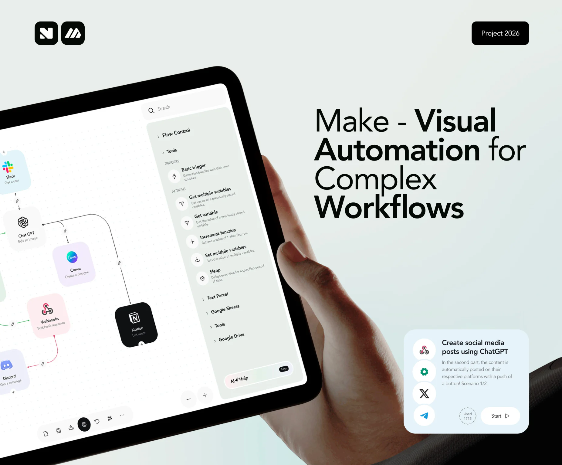 Visual Flow — örnek proje görseli